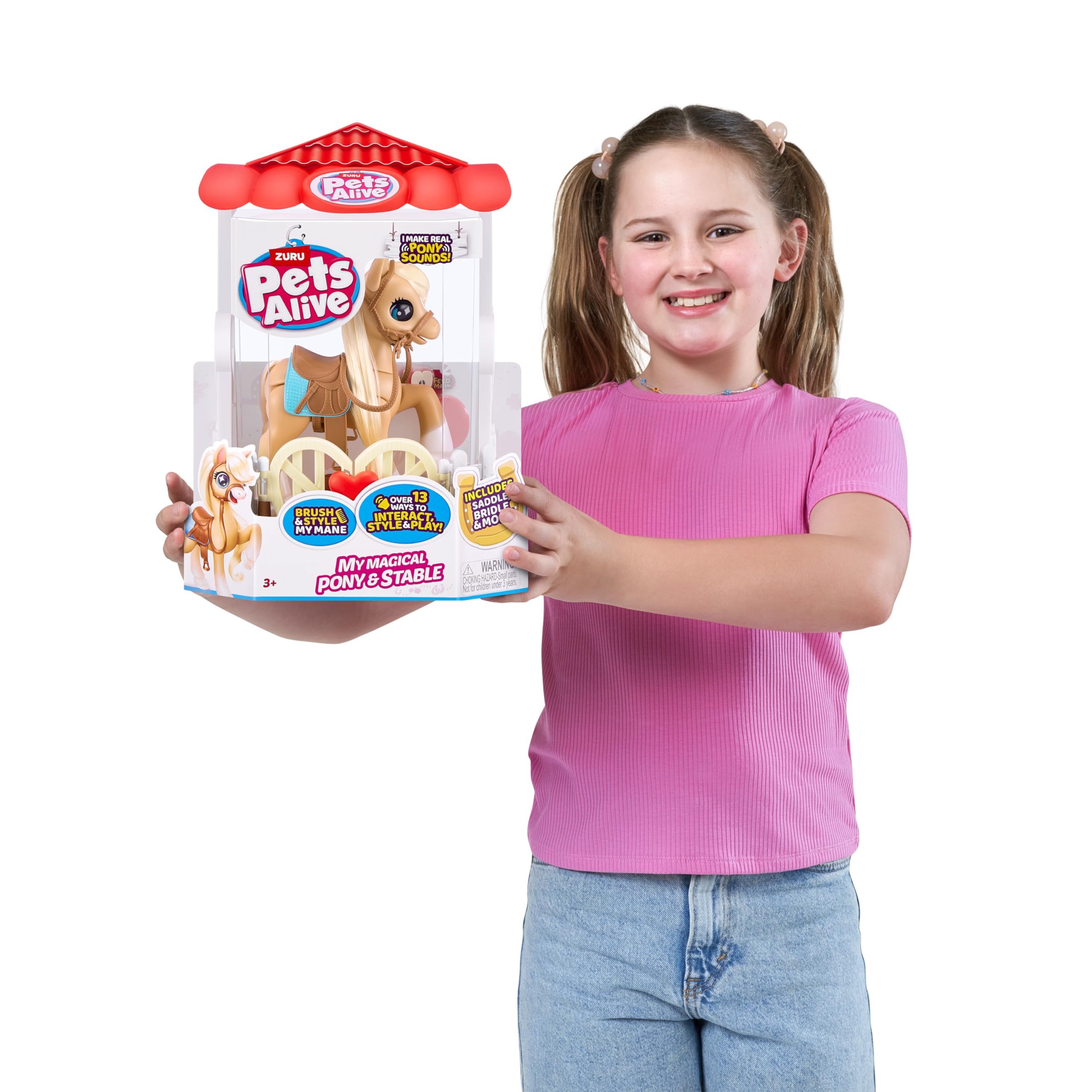 Pets Alive Robotic Pets My Magical Pony interattivo con scuderia