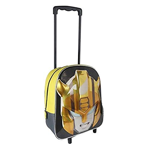 Transformers valigia bimbi 3D 31 cm gialla 3 litri