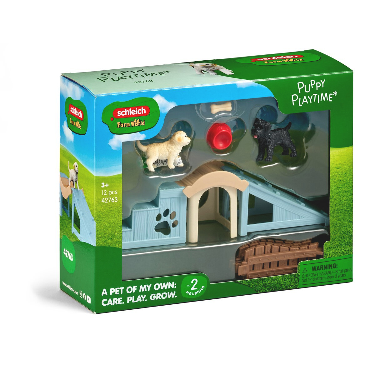 Schleich Farm World 42763 Avventure per cuccioli playset cani