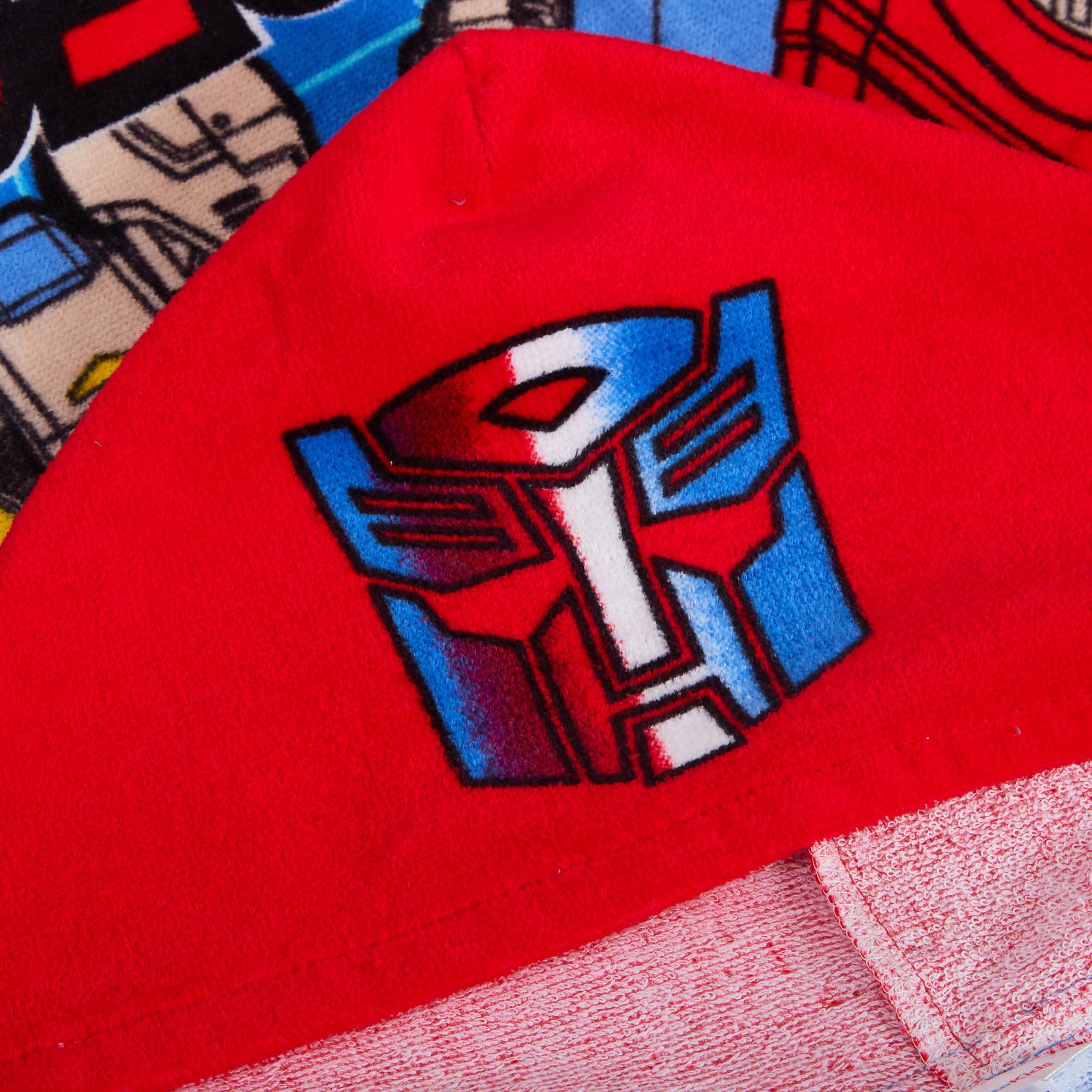 Transformers poncho mare bambino cotone Bumblebee