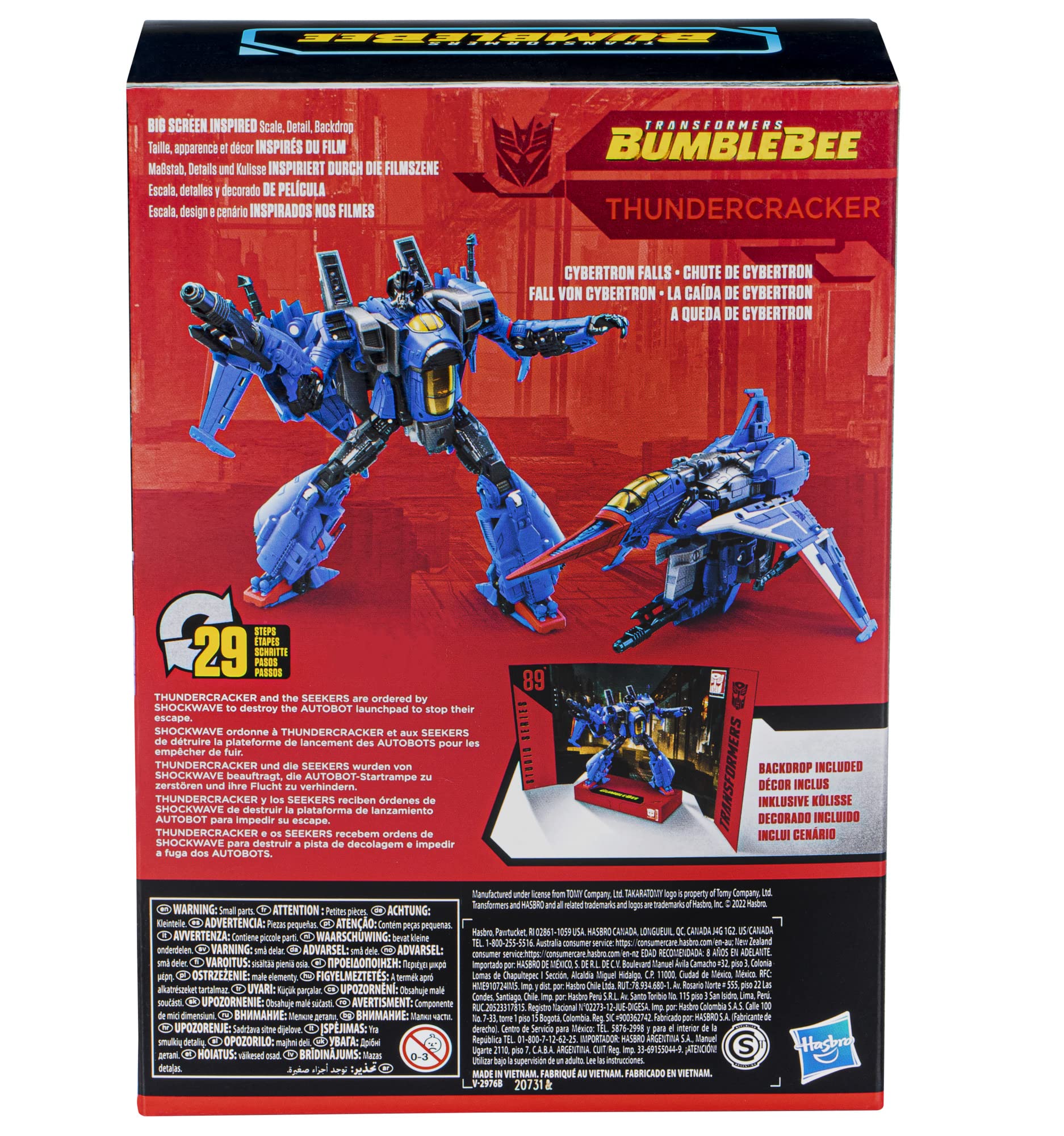 Transformers Studio Series 89 Thundercracker action figure 16,5 cm