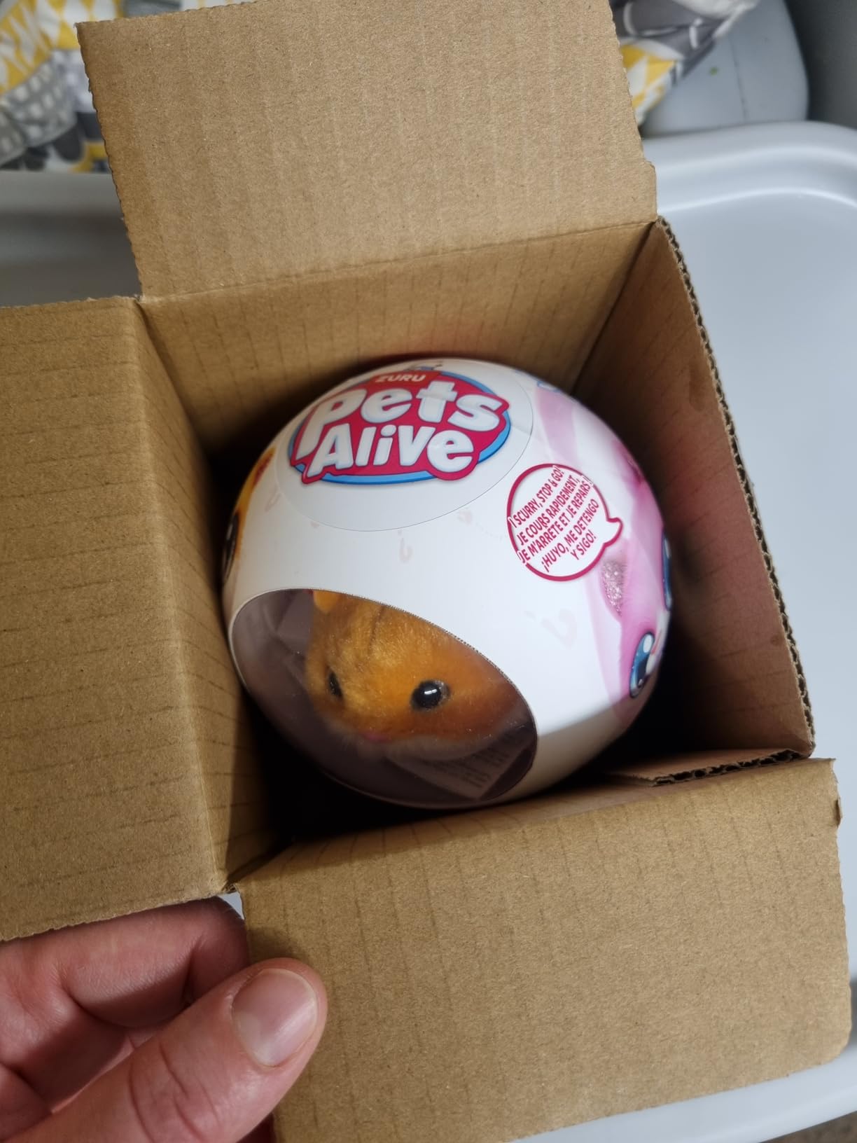 Pets Alive Hamster Mania peluche criceto arancione interattivo
