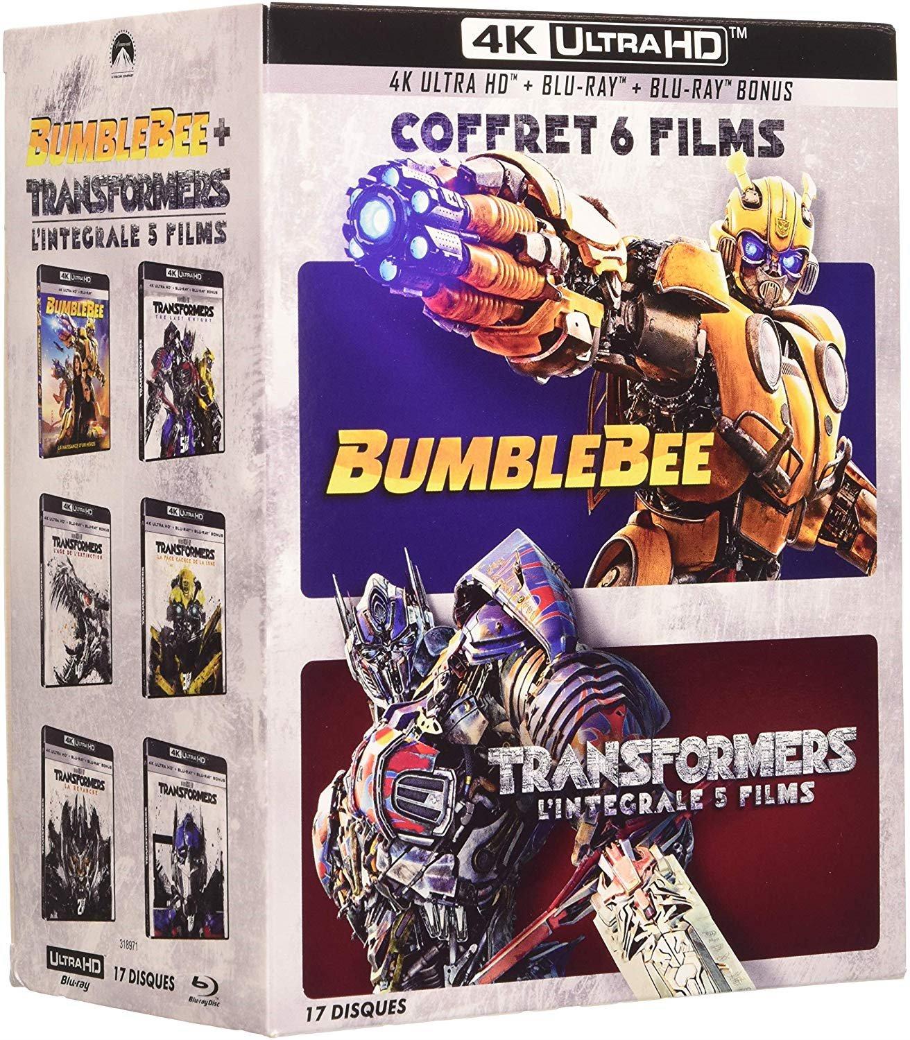 Transformers Integrale 5 Films Blu-Ray cofanetto 5 film