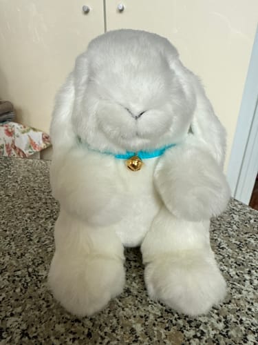 La Pelucherie Rabbits Coniglio Ernest peluche 30cm bianco