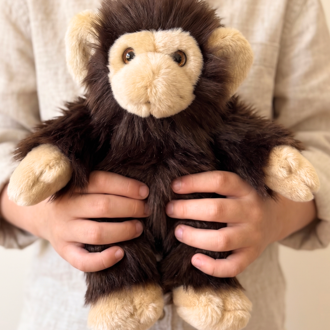 La Pelucherie Jungle Scimmia Marcel peluche 55cm