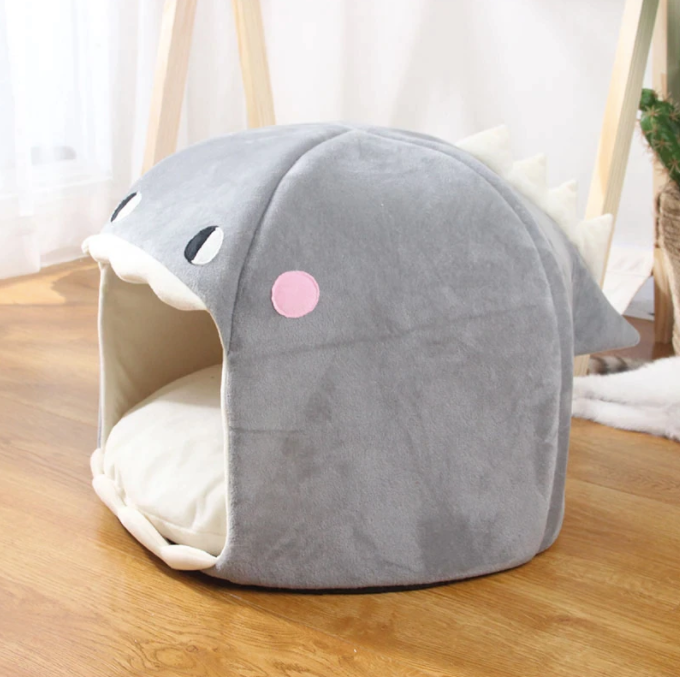 ToyalFriends Pet Beds Squalo cuccia gatto blu M