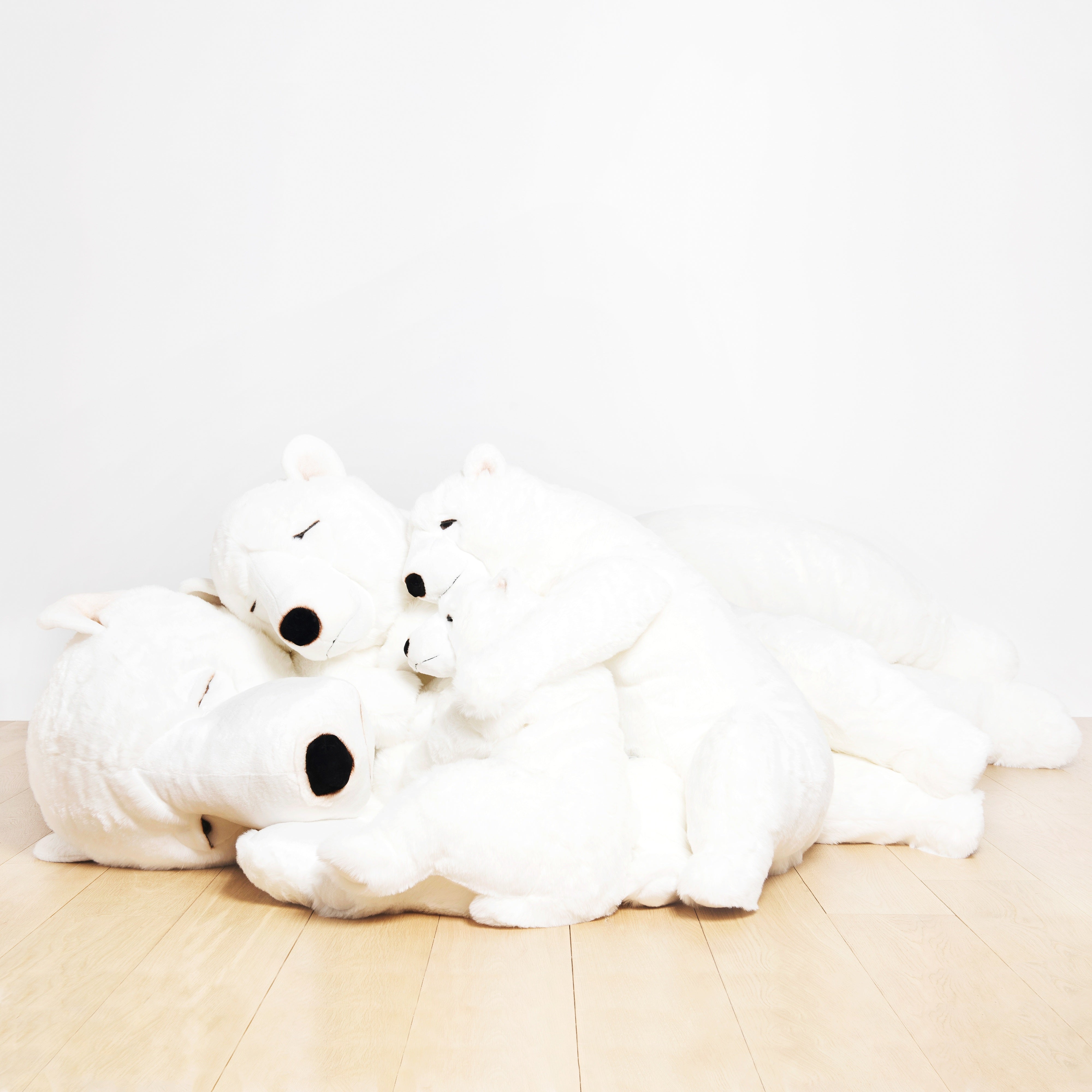 La Pelucherie Bear Lucien orsacchiotto miele Medium 65cm pelo lungo