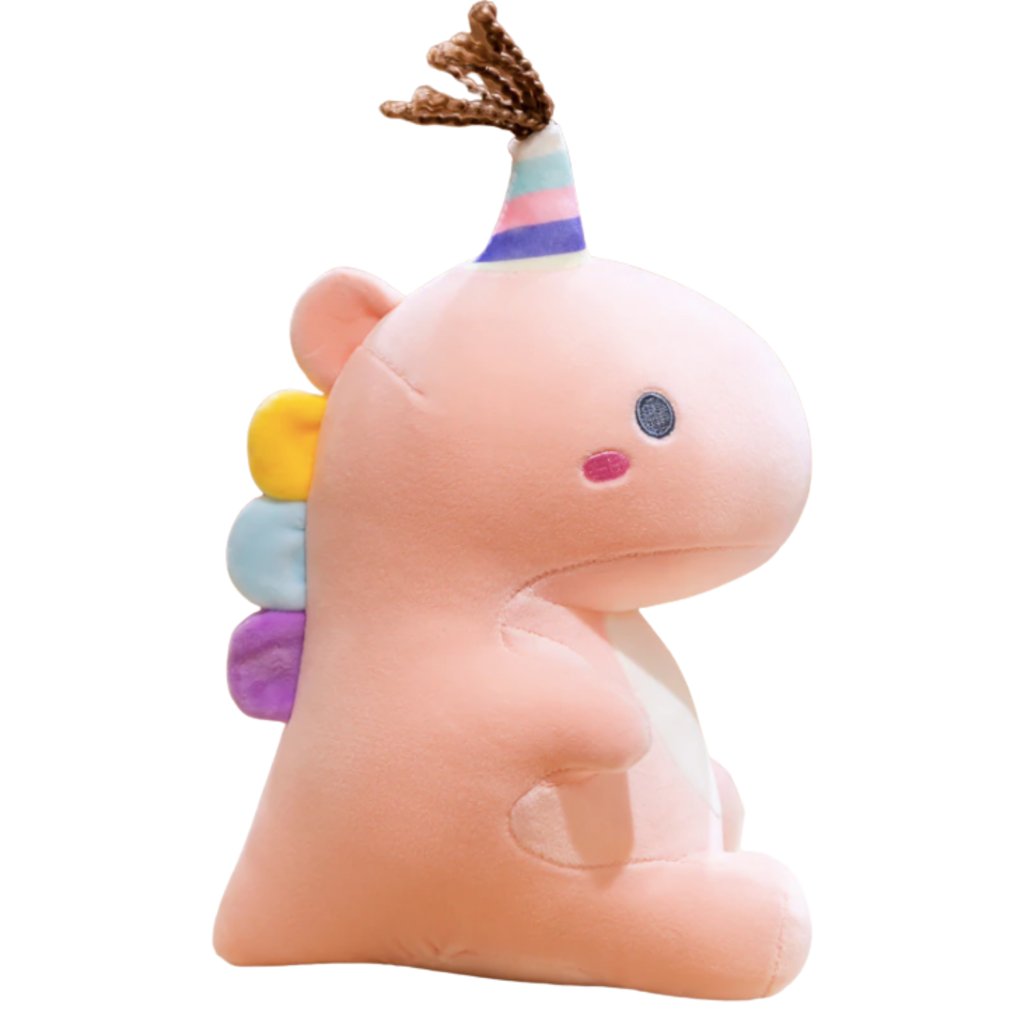 ToyalFriends Dinosaurs Dinosauro peluche rosa 28cm morbido
