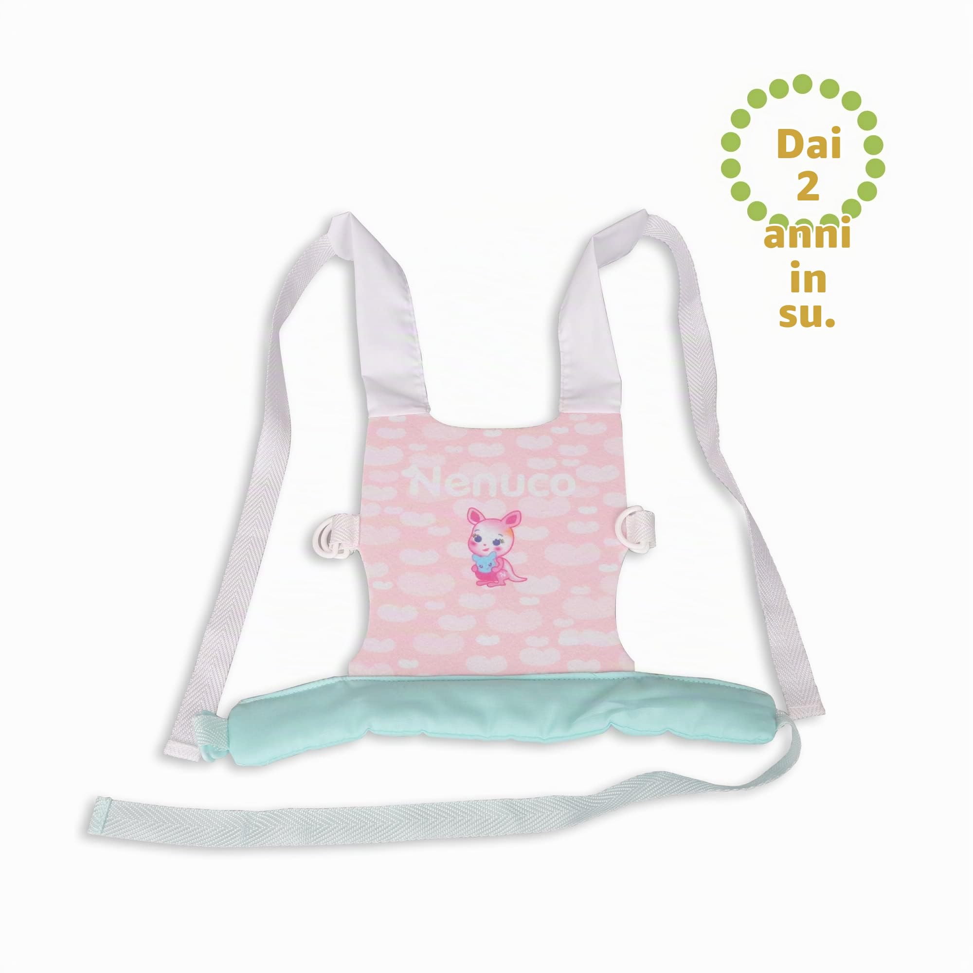 Nenuco Accessori marsupio bambola rosa verde 35-42 cm