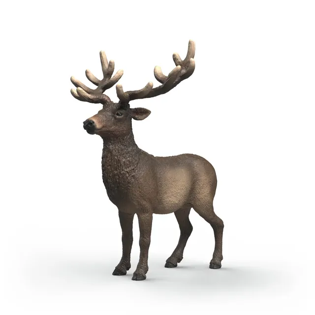 Schleich Wild Life Elk Alce action figure animale selvatico