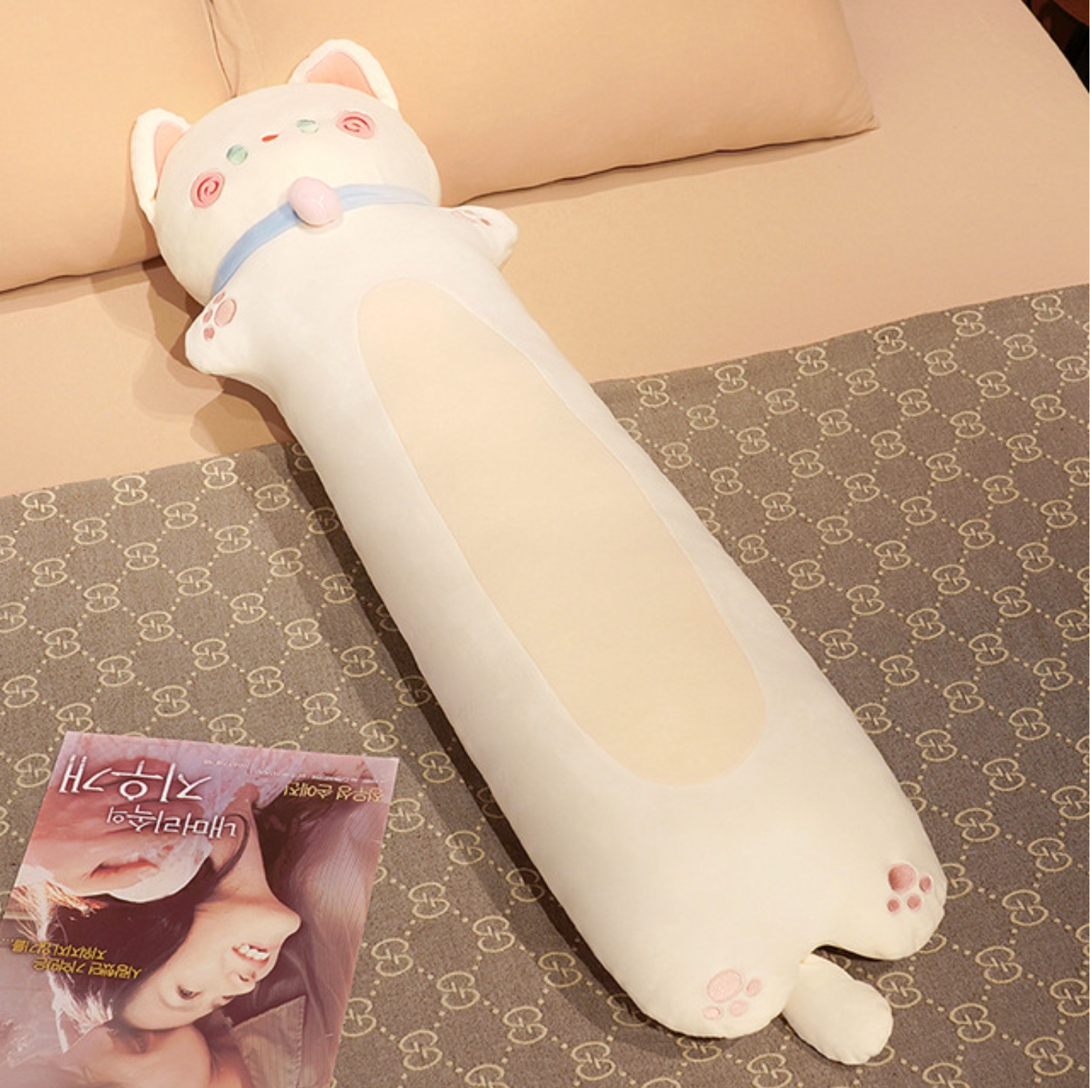 ToyalFriends Cats gattino lungo peluche 110cm grigio