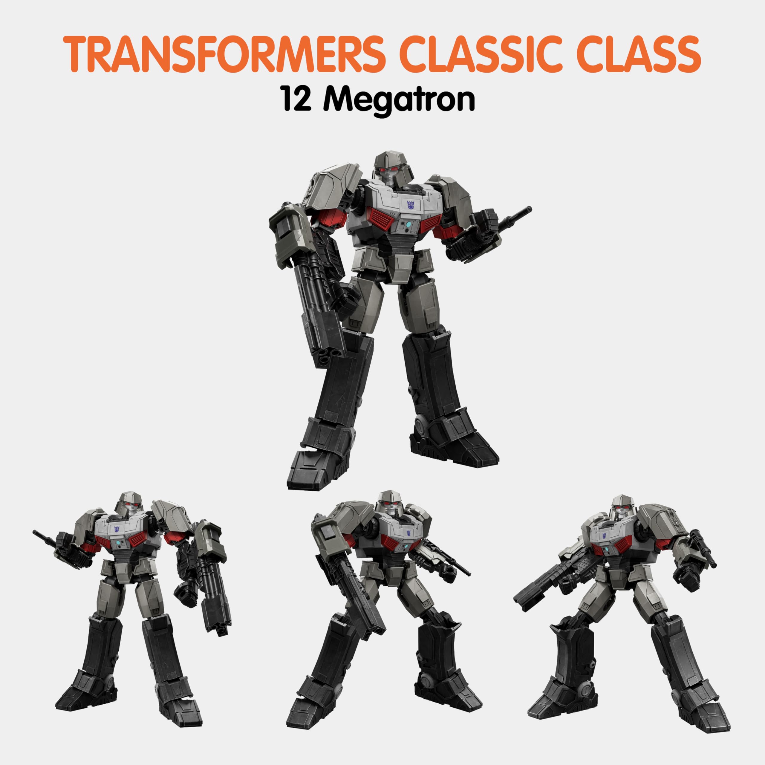 Transformers Classic Class 12 Megatron Model Kit 71 Pezzi