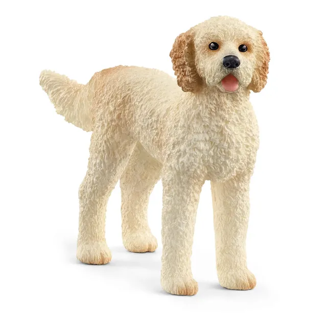 Schleich Farm World Goldendoodle cane action figure 13939