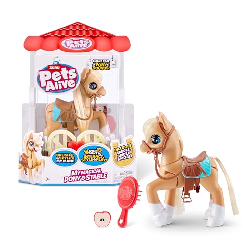 Pets Alive Robotic Pets My Magical Pony interattivo con scuderia