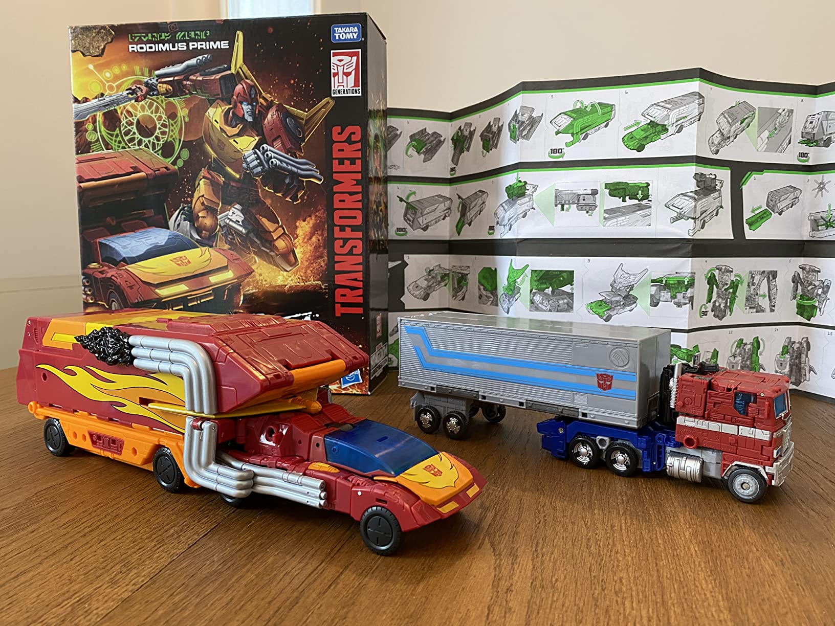 Transformers Kingdom Rodimus Prime action figure Commander 19 cm