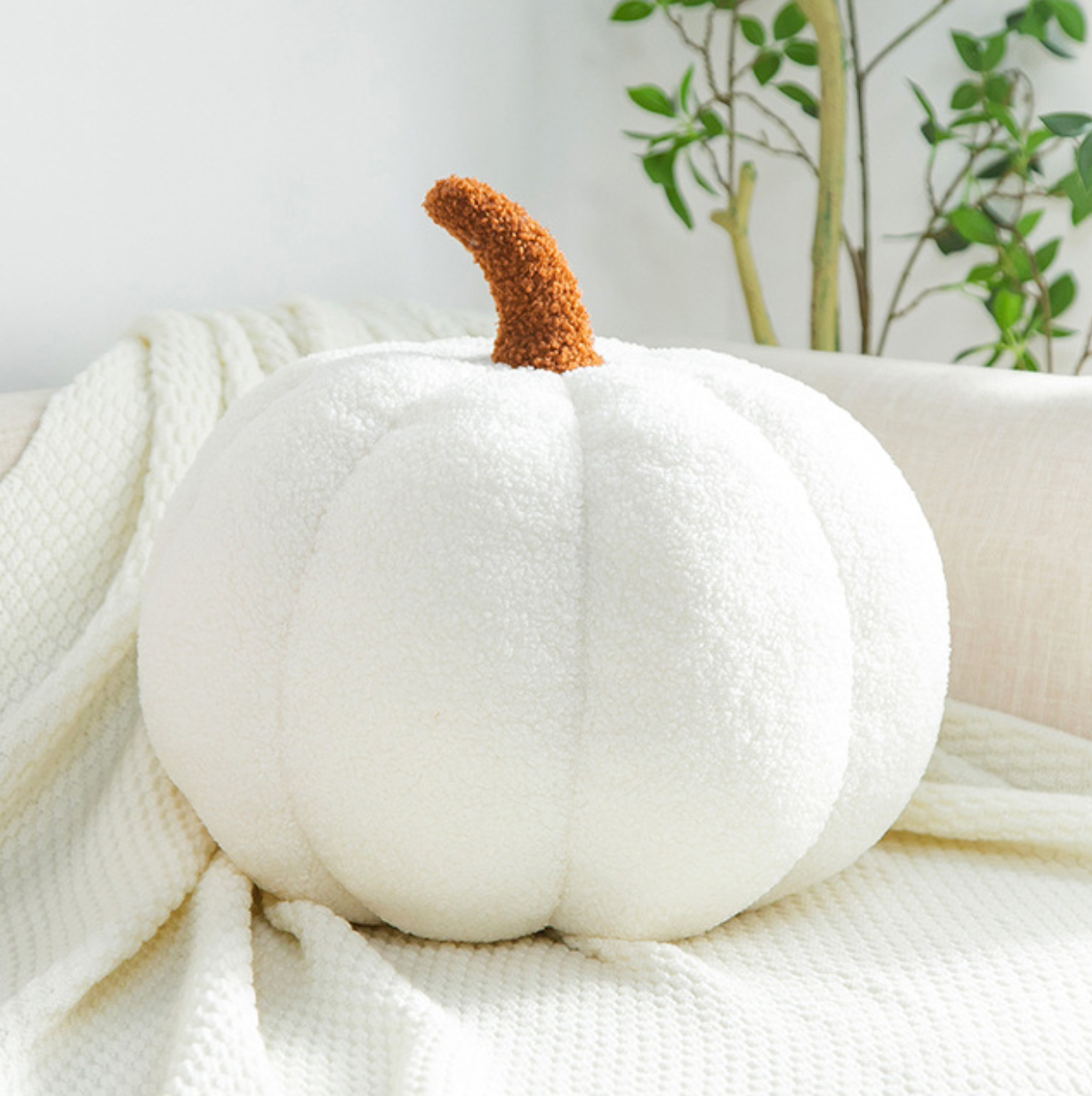 ToyalFriends More Animals zucca cuscino peluche 18cm bianco