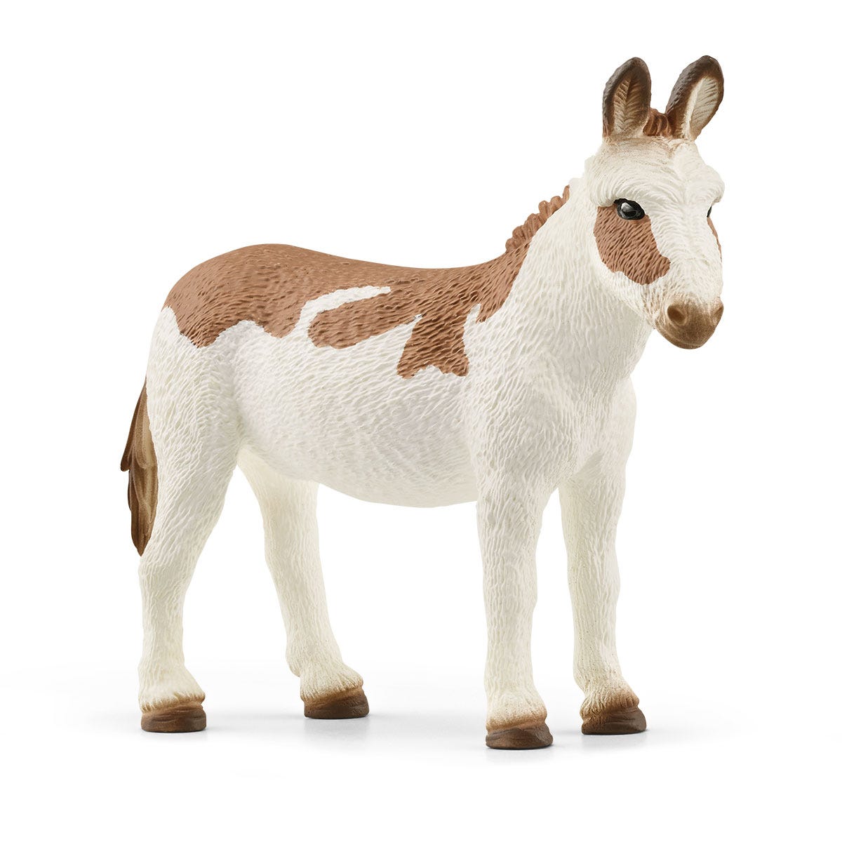 Schleich Farm World 13961 Figurina Animale Asino Pezzato