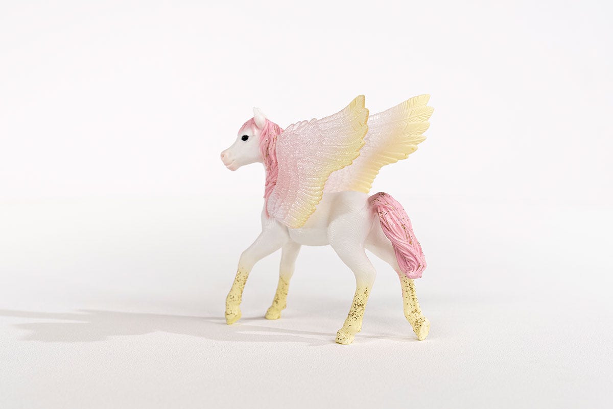 Schleich Bayala Pegaso Puledro cavallo alato rosa