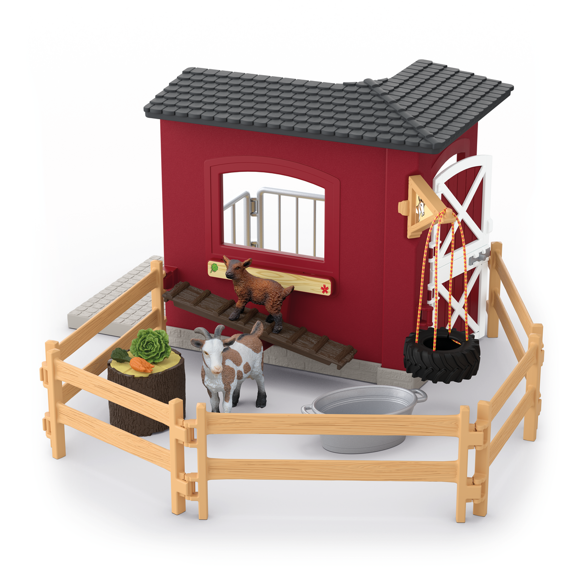 Schleich Farm World Stalla delle capre set fattoria 42726