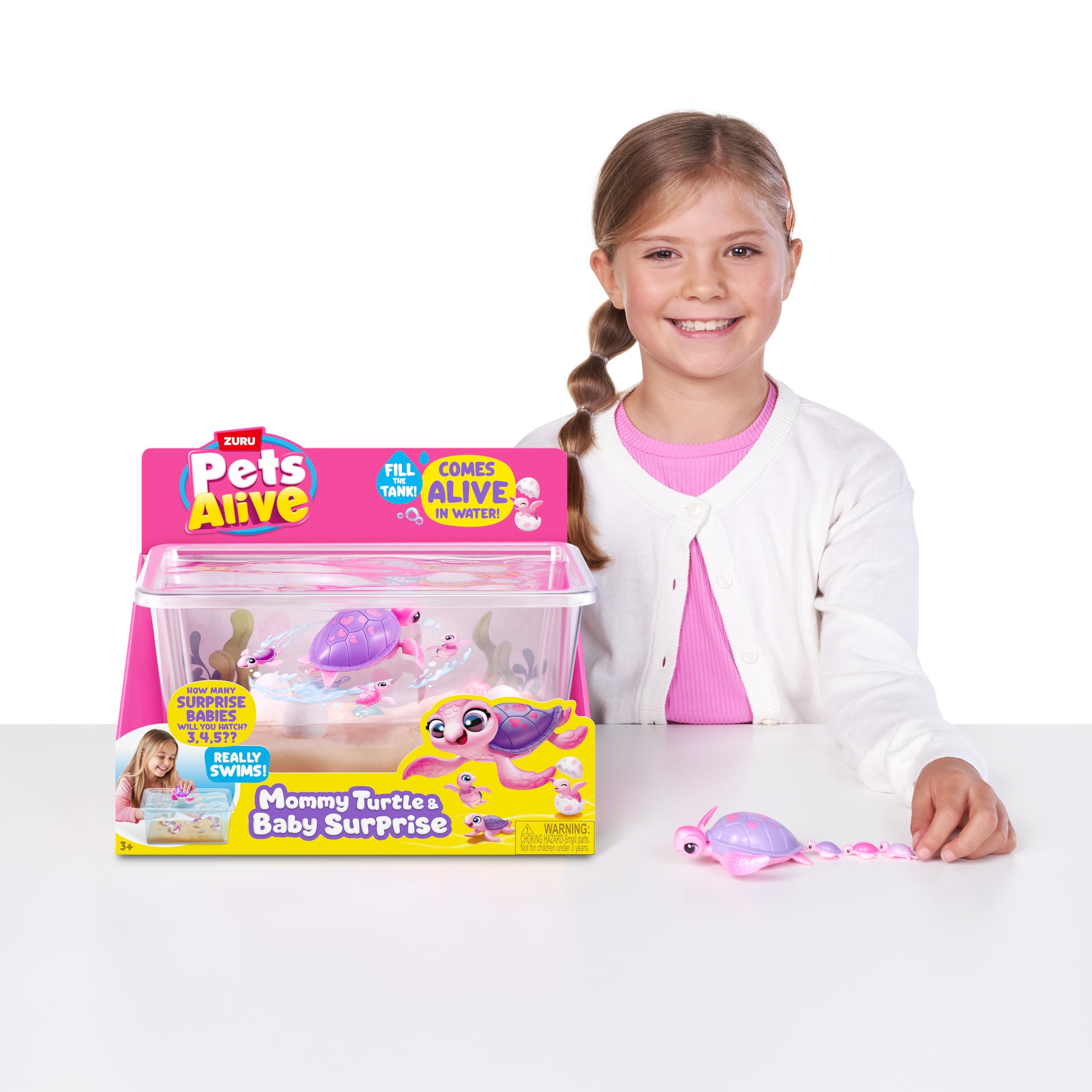 Pets Alive Mommy Turtle Surprise tartaruga robot con uova