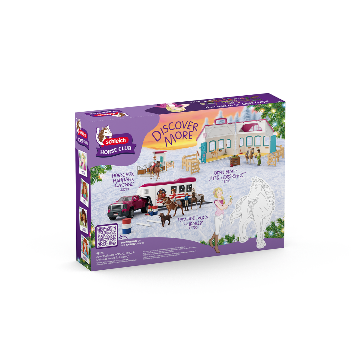 Schleich Horse Club 99178 calendario Avvento 2025 puledri