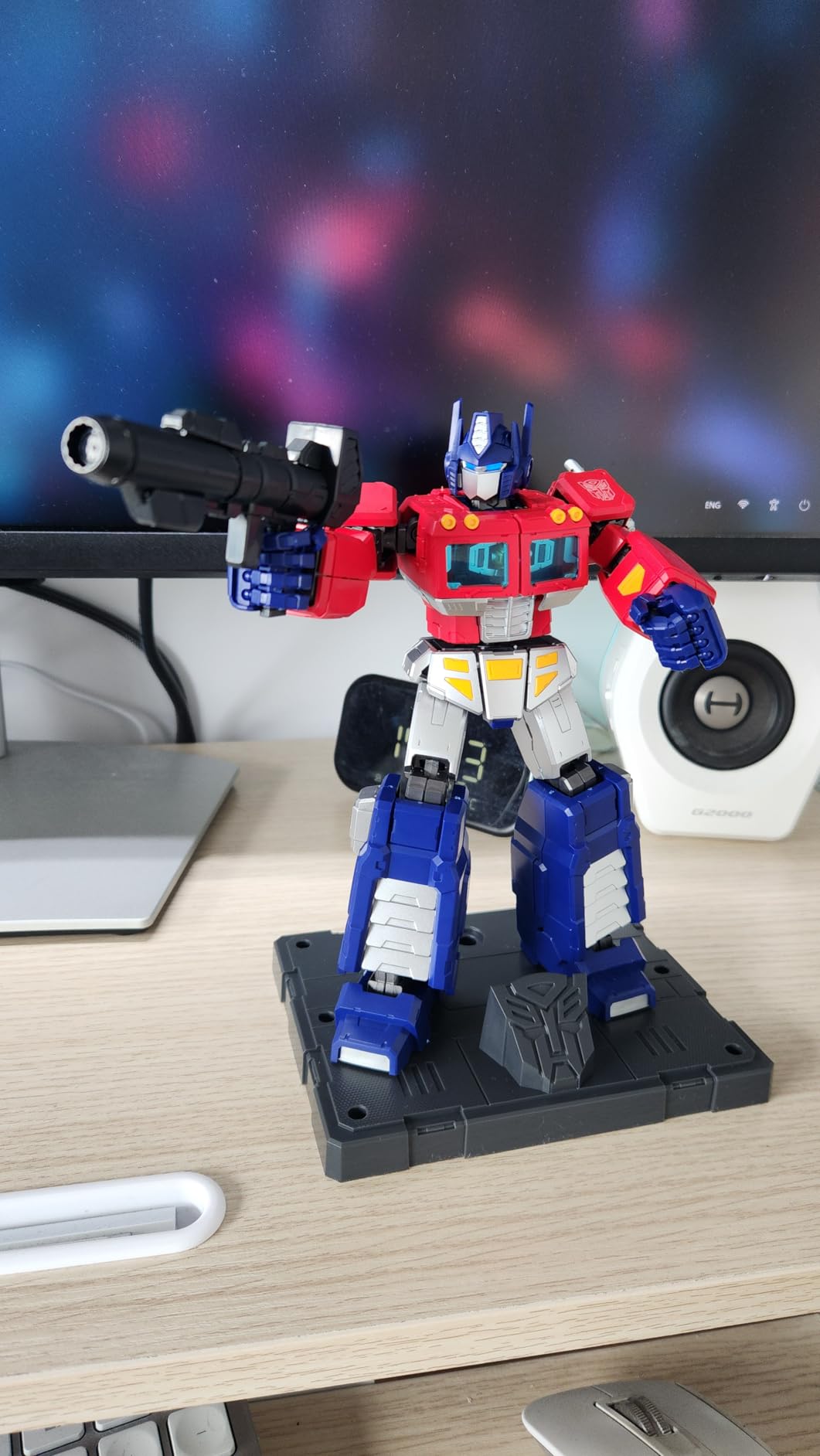 Blokees Transformers G1 Optimus Prime model kit luminoso 188 pezzi