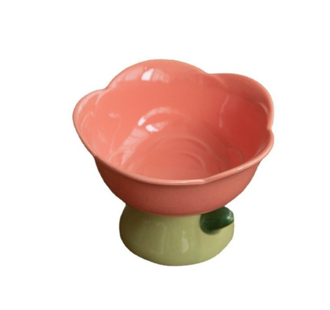 ToyalFriends Pet Beds Fiore Ciotola Ceramica Rosa 13,5cm