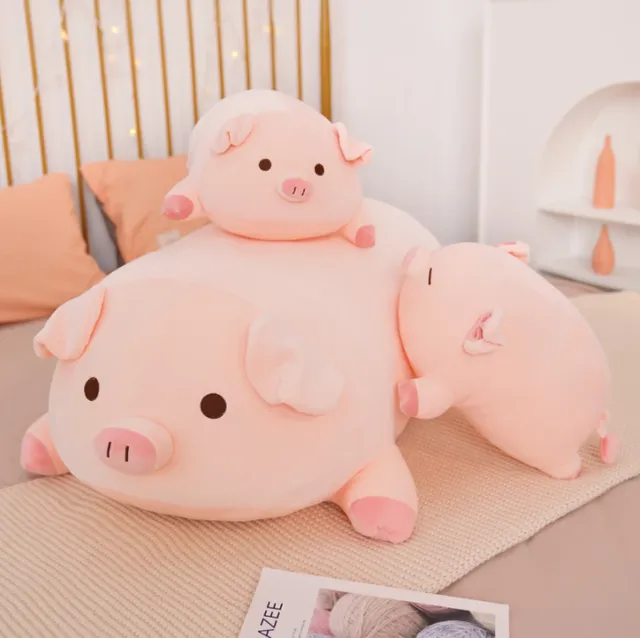 ToyalFriends More Animals Peluche Maiale 50cm Occhi Aperti