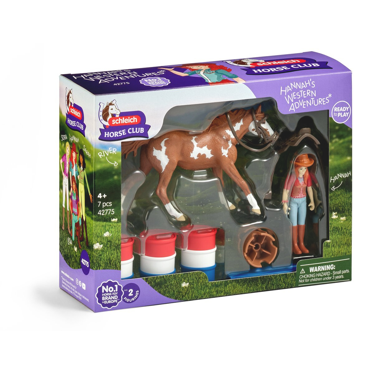 Schleich Horse Club Hannah West 42775 Playset Barrel