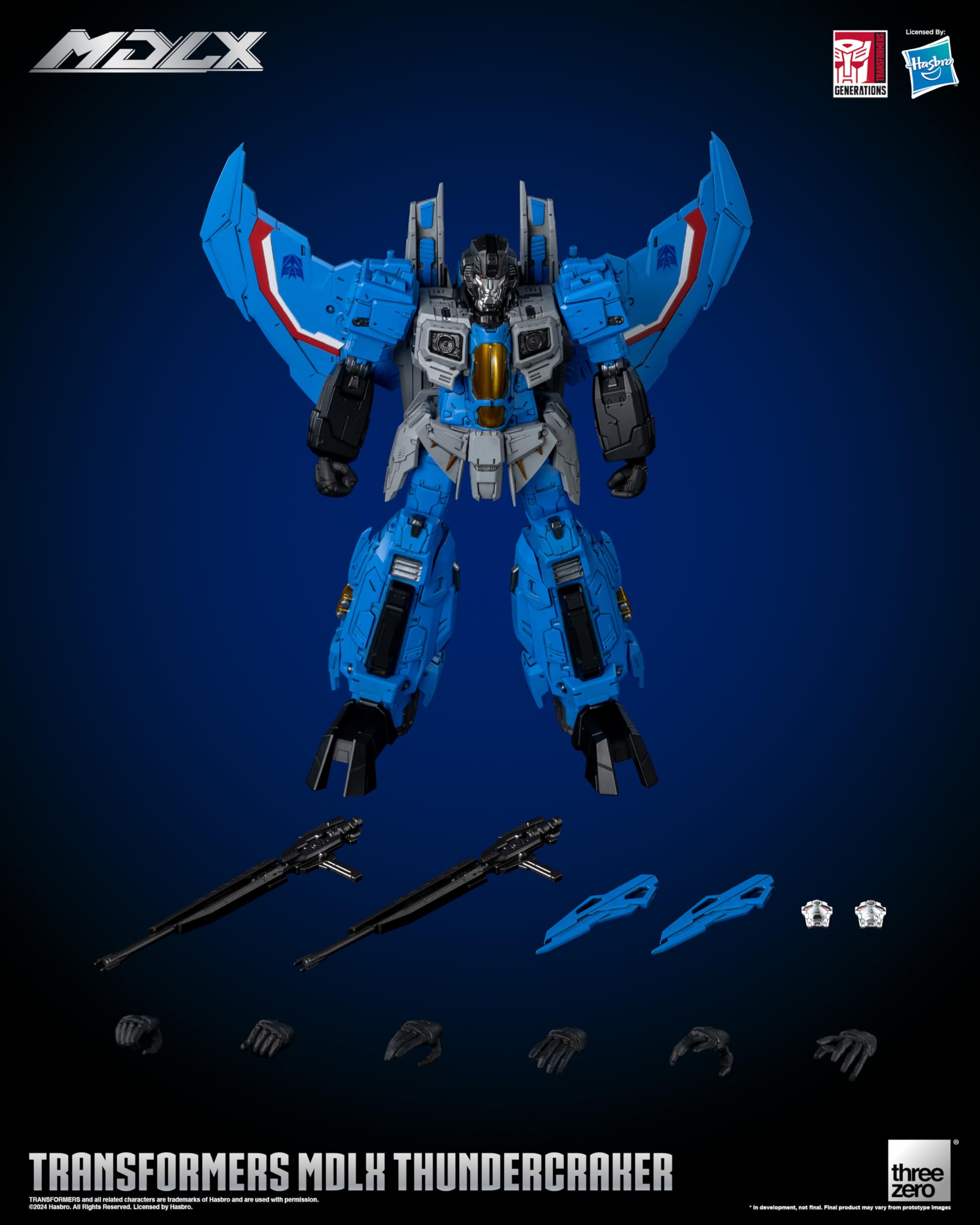 Transformers MDLX Thundercracker action figure 20 cm snodabile