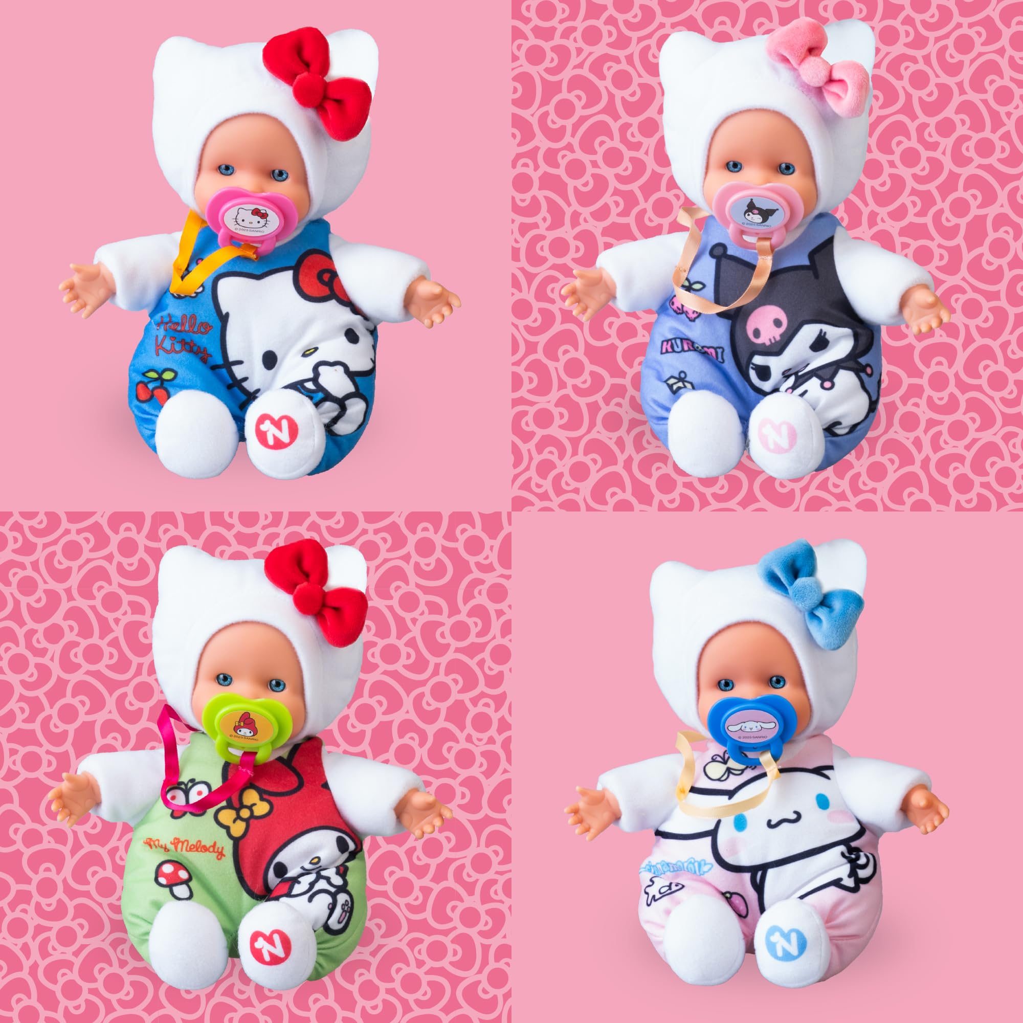 Nenuco Cute Hello Kitty mini bambola 15 cm corpo morbido