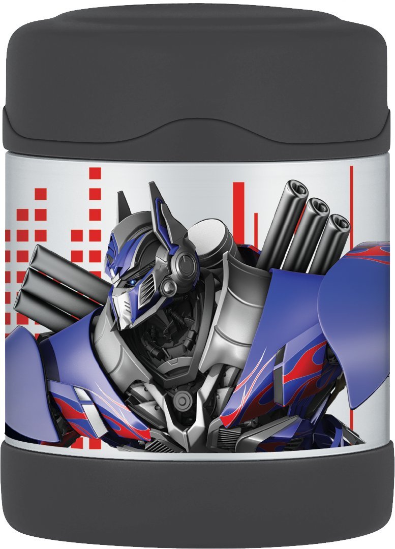 Thermos Funtainer Transformers barattolo termico 10 once nero