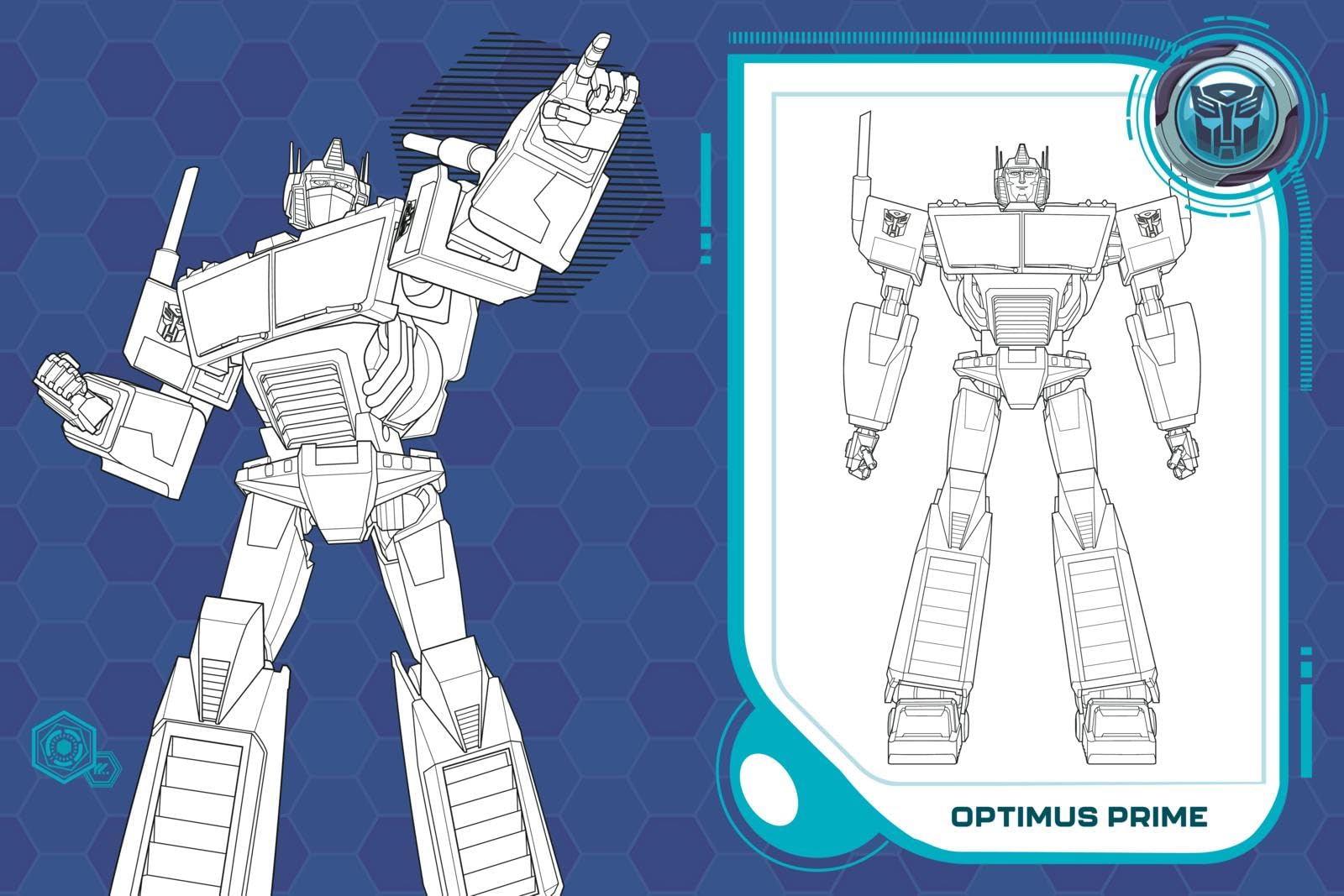 Transformers Earthspark Libro Sticker e da Colorare 4 Anni