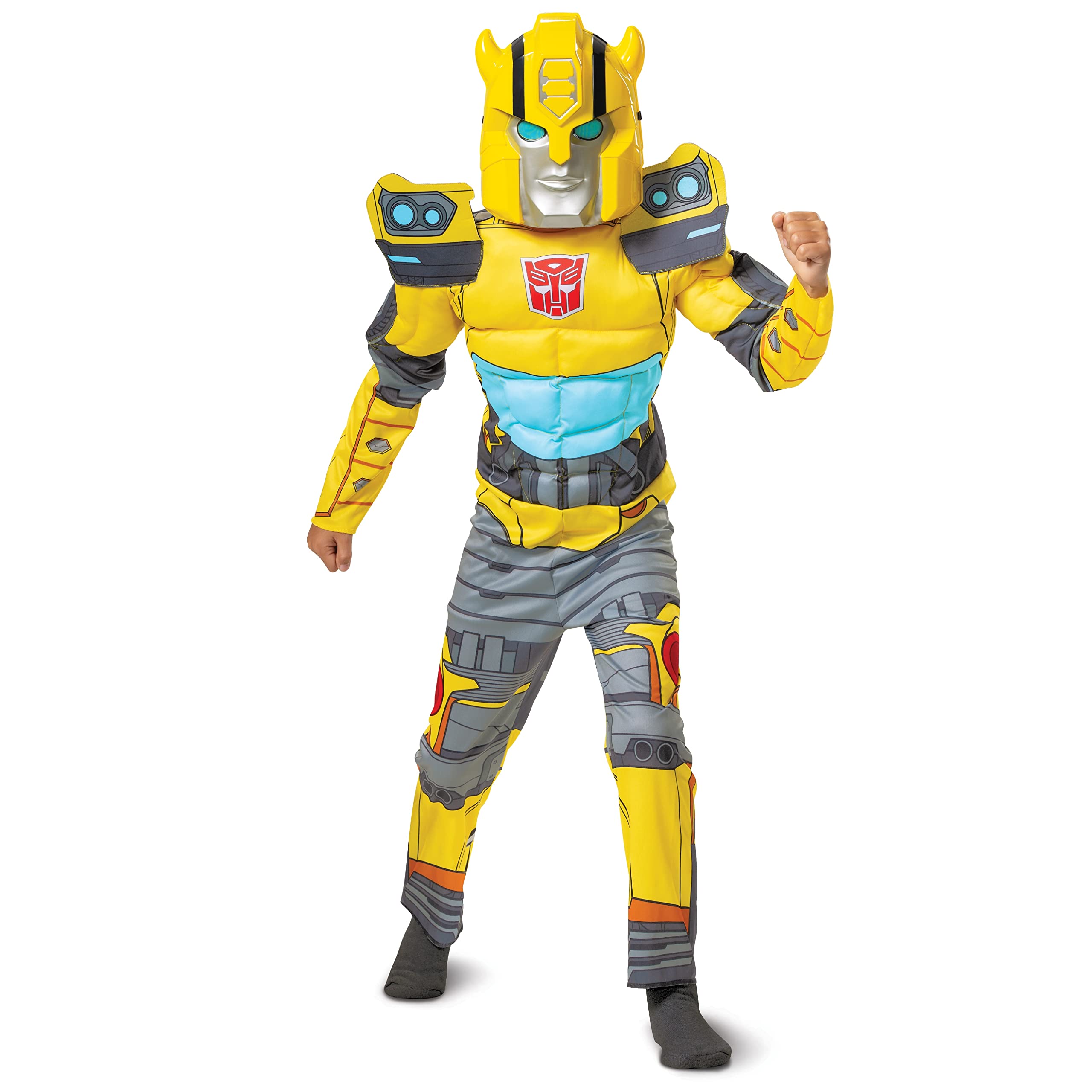 Transformers Bumblebee costume bambino muscoloso M 7-8 anni
