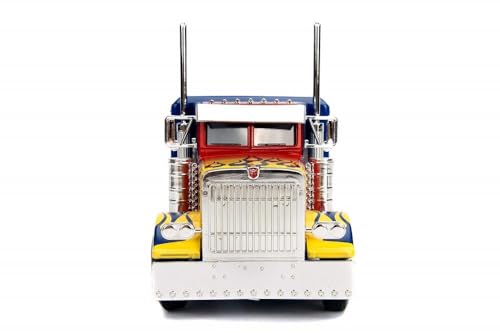 Transformers T1 Optimus Prime auto die-cast 1:24 blu rosso
