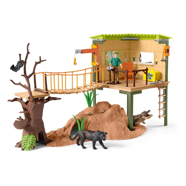 Schleich Wild Life Stazione Avventura Ranger 42594 playset