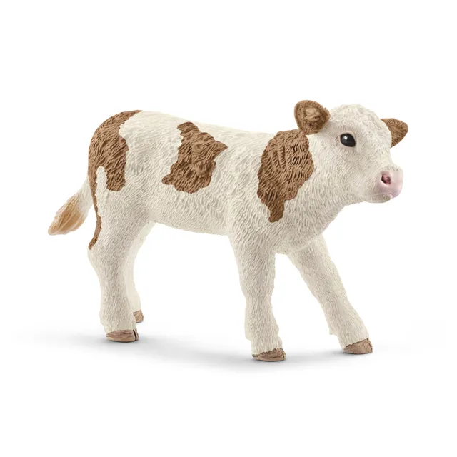 Schleich Farm World Vitello Simmental figurina fattoria