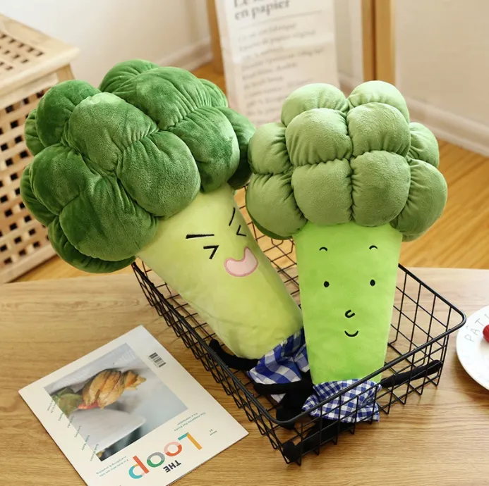 ToyalFriends Food & Drinks Broccoli Peluche Verde Scuro 65cm