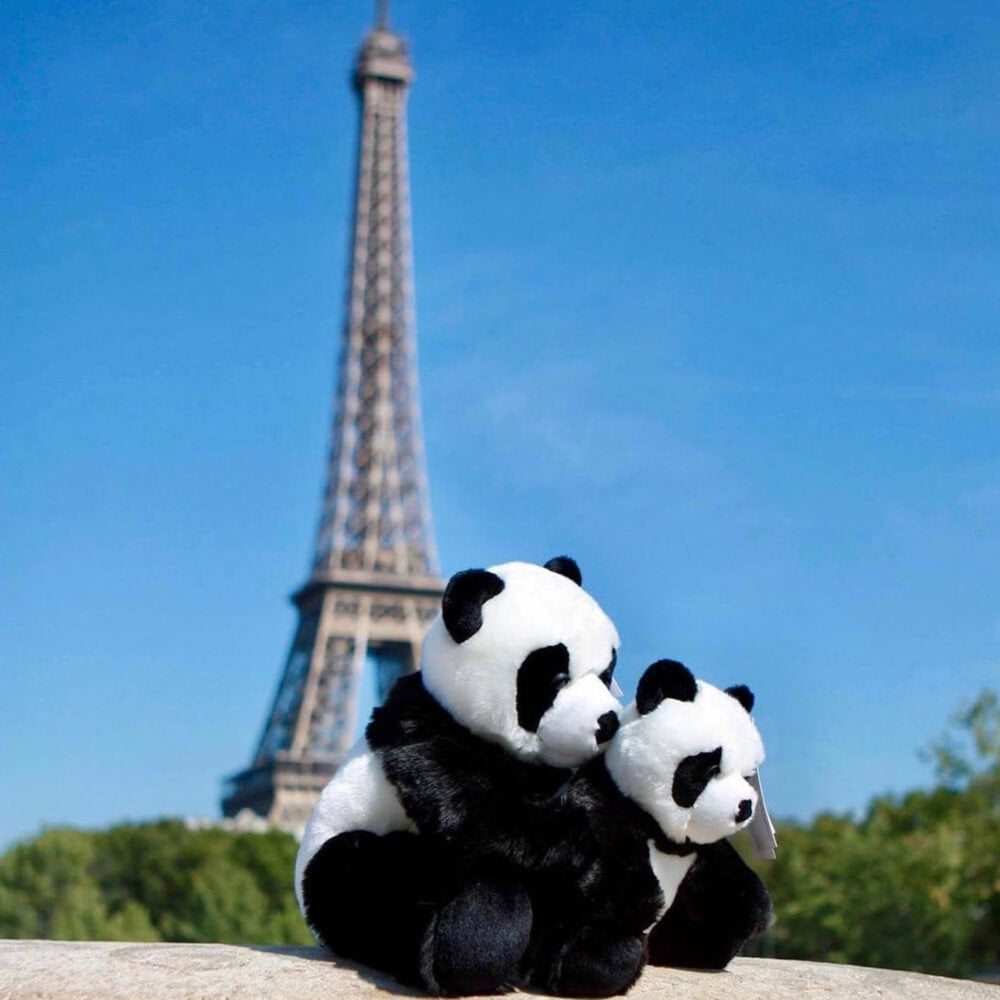La Pelucherie Jungle Panda Sam peluche panda 28 cm