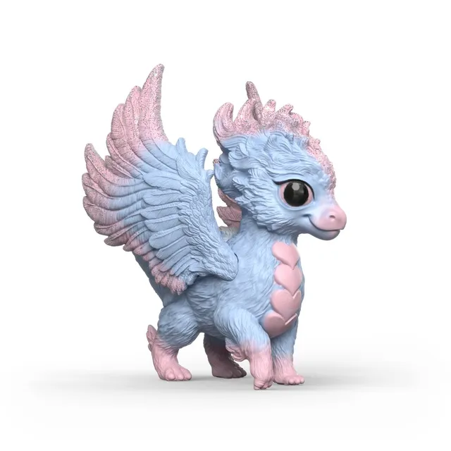 Schleich Eldrador Cucciolo Drago di Cristallo statuetta 70844