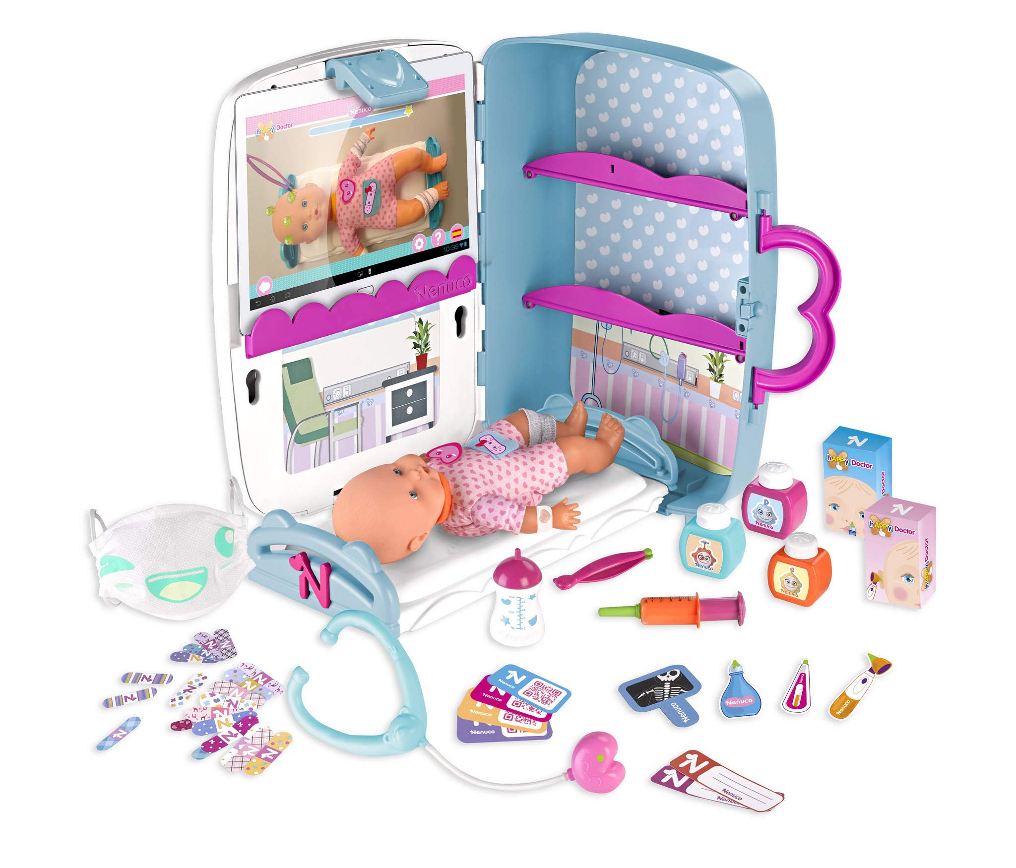 Nenuco Happy Doctor bambola con accessori 30 cm valigetta