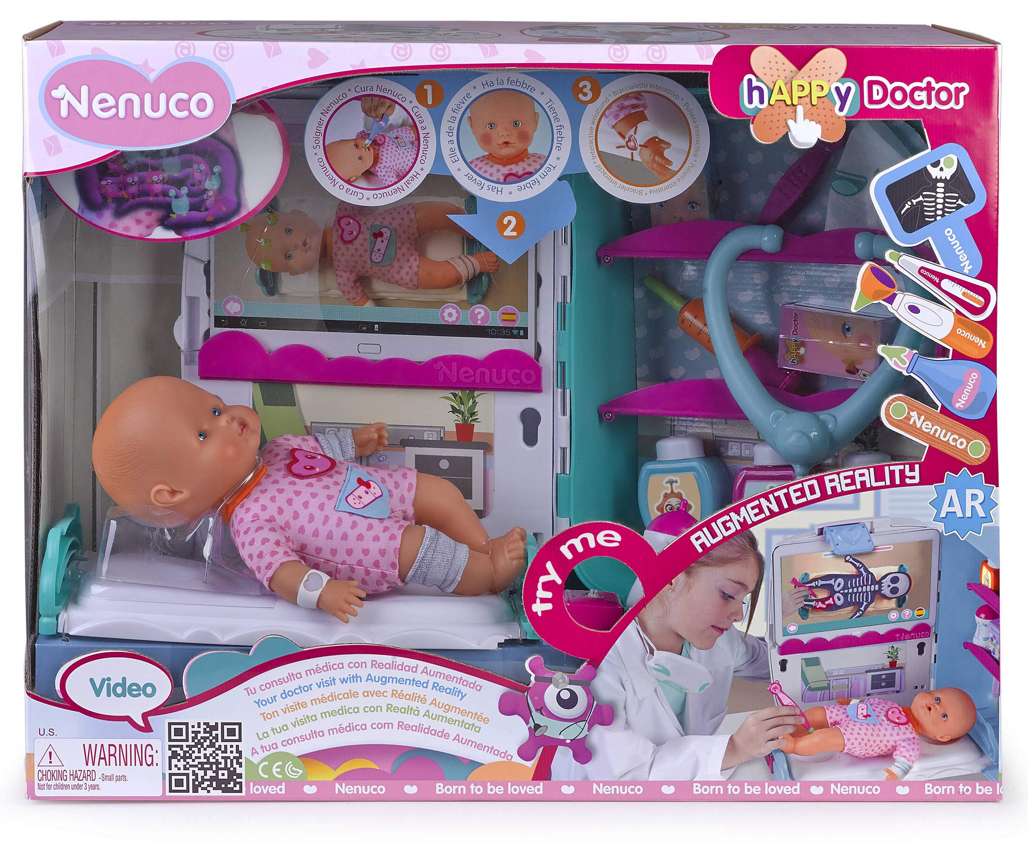 Nenuco Happy Doctor bambola con accessori 30 cm valigetta