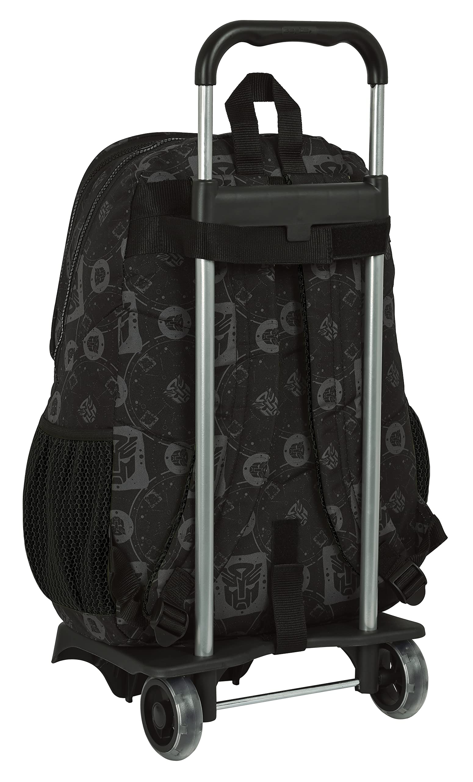 Safta Transformers zaino trolley scuola nero 33x15x43 cm