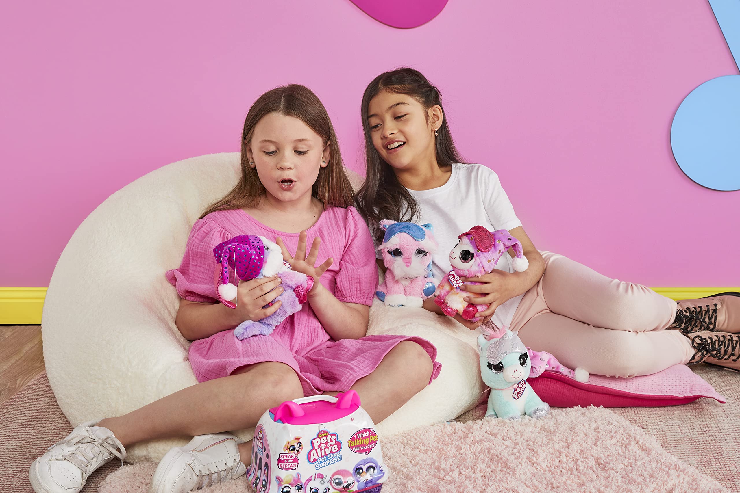 Pets Alive Pet Shop Surprise Gattino Serie 2 peluche parla e ripeti
