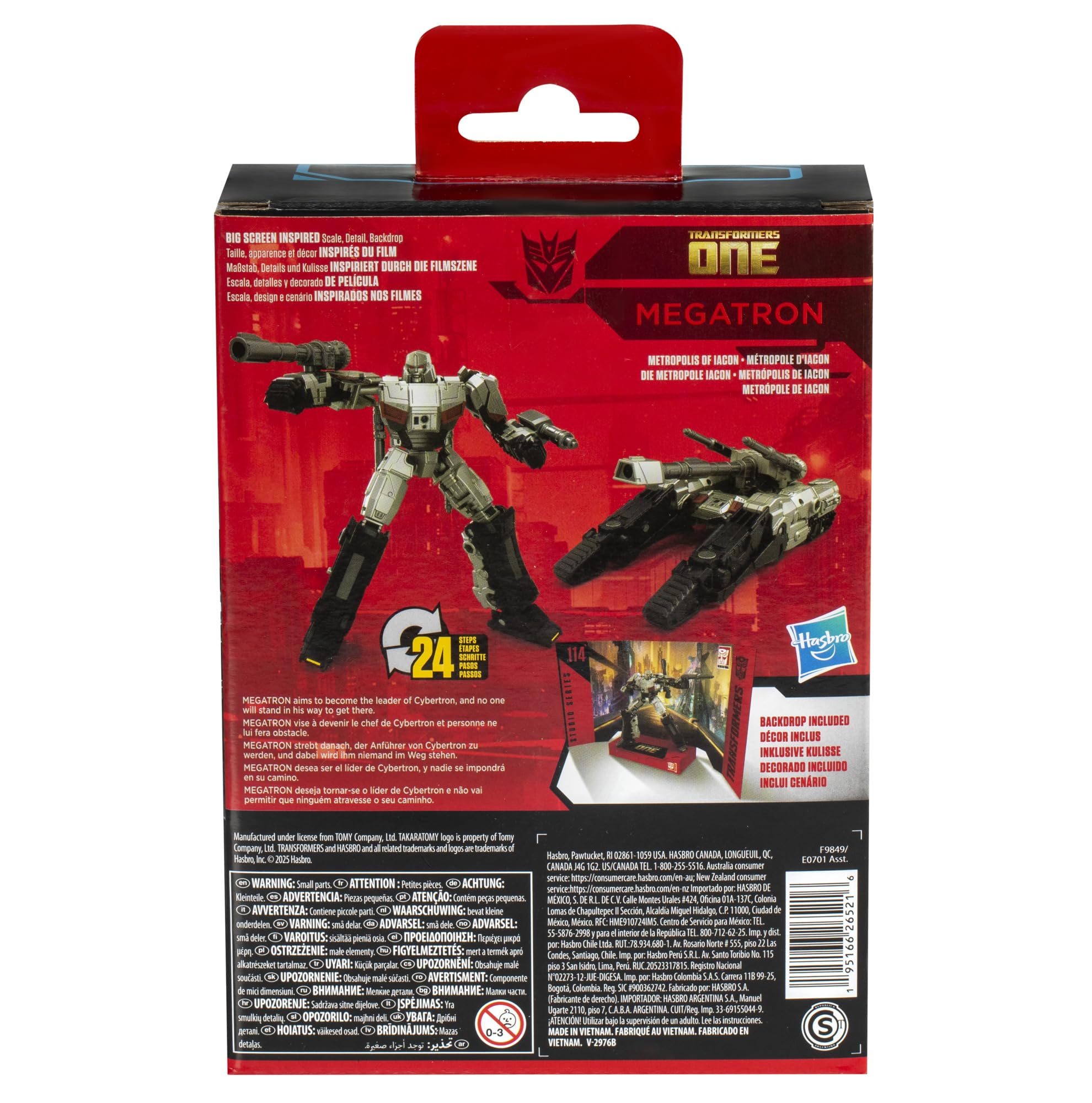 Transformers Studio Series 114 Megatron action figure 11 cm