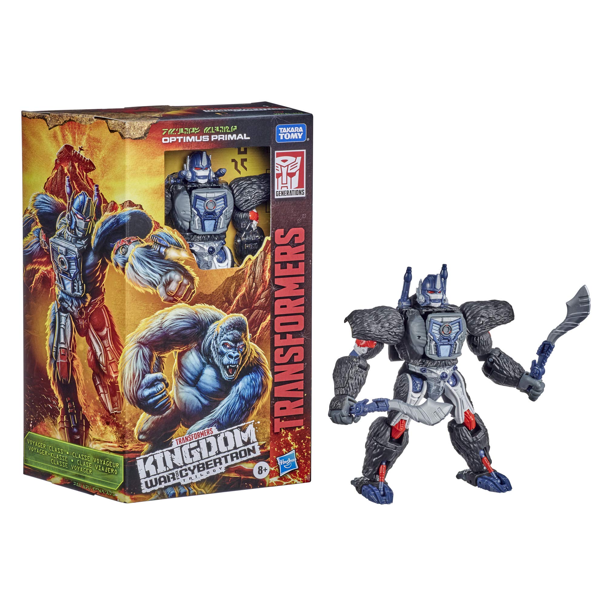 Hasbro Transformers Kingdom Optimus Primal action figure 17,5cm
