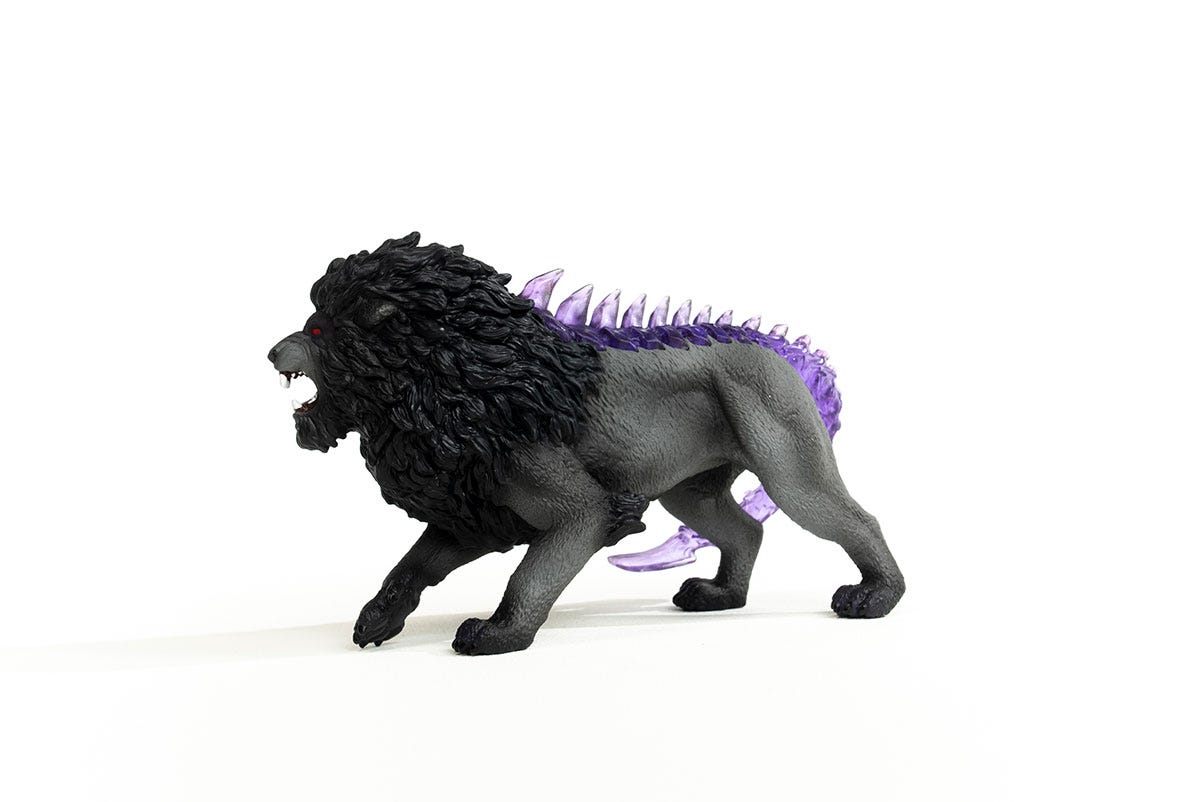 Schleich Eldrador Leone dell'ombra 42555 action figure