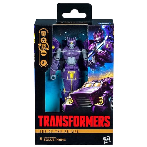 Transformers Age of Primes Solus Prime Deluxe action figure 14 cm