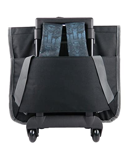 Transformers cartella trolley scuola 38 cm nero 2 scomparti