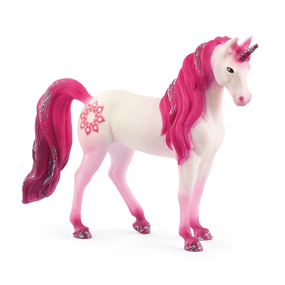 Schleich Bayala Mandala Unicorn Mare unicorno giocattolo mantello rosa